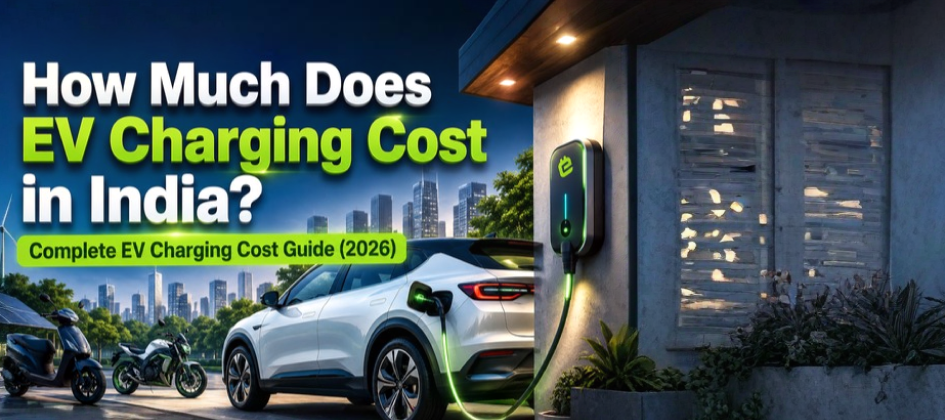 How Much Does EV Charging Cost in India? Complete Cost Breakdown for Cars, Bikes & Scooters (2026)